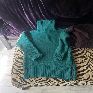 lululemon athletica Teal Turtleneck Sweater